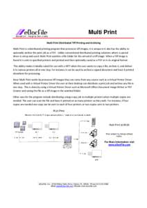 Multi Print Brochure for Distributed Printing