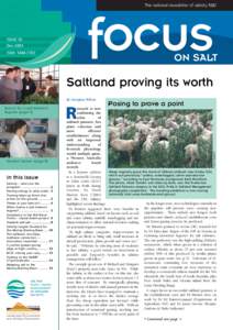 The national newsletter of salinity R&D  ISSUE 35 Dec 2005 ISSN: [removed]
