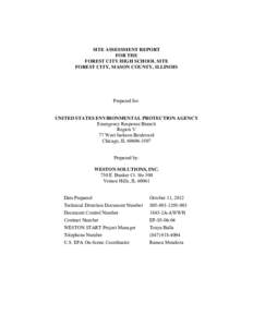 Earth / Environmental law / 96th United States Congress / Hazardous waste / Superfund / United States Environmental Protection Agency / Asbestos / Phase I environmental site assessment / Toxicity characteristic leaching procedure / Environment / Pollution / Soil contamination