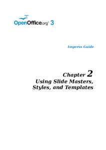 Impress Guide  2 Chapter Using Slide Masters,