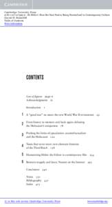 Cambridge University Press[removed]9 - Hi Hitler!: How the Nazi Past is Being Normalized in Contemporary Culture Gavriel D. Rosenfeld Table of Contents More information