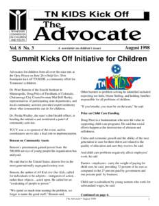 TN KIDS Kick Off TENNESSEE COMMISSION ON CHILDREN AND YOUTH