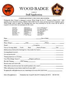 Pushmataha Area Council / Outdoor education / Wood Badge / Boy Scouting / Scouting / Outdoor recreation / Recreation