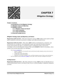   CHAPTER 7  Mitigation Strategy      Chapter 7 Contents: 