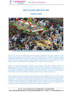 Microsoft Word - THE PANDHARPUR WARI - OCEAN OF FAITH WITH PICS