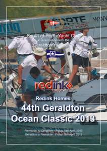 South of Perth Yacht Club in association with the Geraldton Yacht Club  Redink Homes