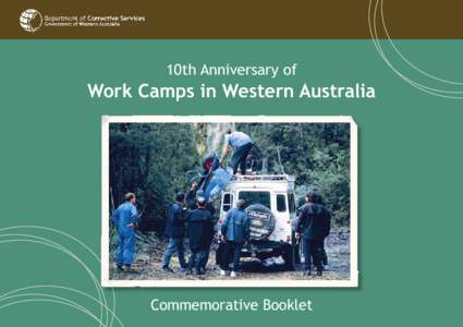 10th Anniversary of Work Camps in Western Australia – Commemorative Booklet