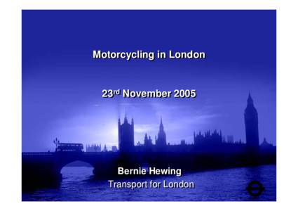 Motorcycle safety / Motorcycling