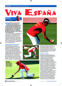 JOHN BELL  | The European Team Championships Viva España JOHN BELL