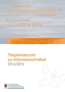 2. Tätigkeitsbericht zur Informationsfreiheit des Landesbeauftragten für den Datenschutz Rheinland-Pfalz