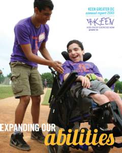 KEEN GREATER DC  annual report 2013 KEEN Greater DC - Kids Enjoy Exercise Now A nonprofit volunteer-led organization that provides one-to-one