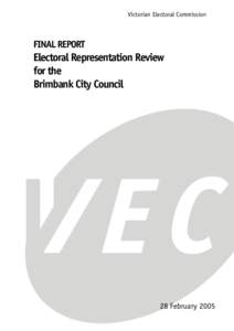 Microsoft Word - Final Final Report - Brimbank[removed]doc