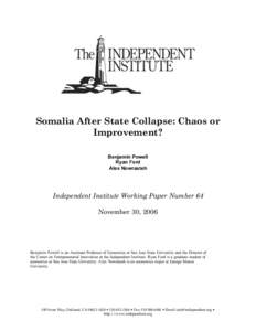 Microsoft Word - Somalia JITE Submission.doc