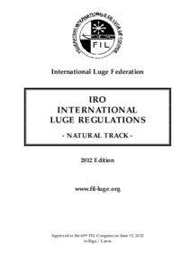 International Luge Federation  IRO