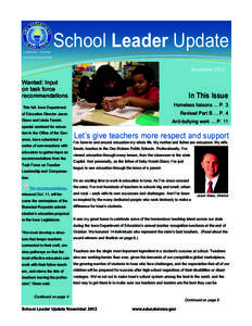 A MONTHLY JOURNAL  School Leader Update FOR IOWA EDUCATORS