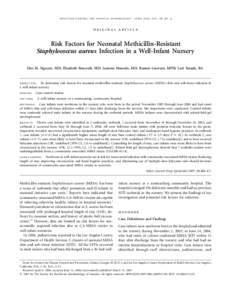 infection control and hospital epidemiology  april 2007, vol. 28, no. 4 original article