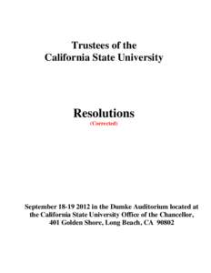 California State University / Education / Roberta Achtenberg / Robert A. Corrigan / Chancellor / Education in California / American Association of State Colleges and Universities / Academia / Association of Public and Land-Grant Universities