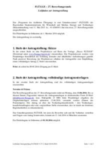 Microsoft Word - Leitfaden Antragstellung FLÜGGE V.27.2-Entwurf.doc