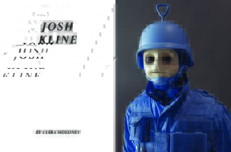 jOSH KLINE by CIara MOLONEy  Crying Games, 2015, video still, HD video, sound, color, light-box display: plexiglas, LEDs and power supply, flat-screen TV, media player, and wood, 264 x 178 x 12,7 cm