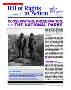 Conservation, Preservation and the National Parks