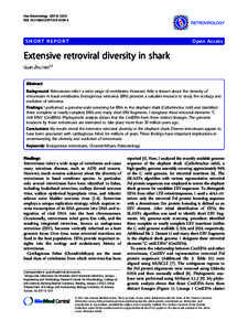 Extensive retroviral diversity in shark