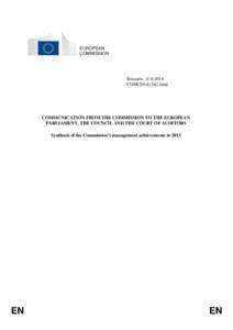 EUROPEAN COMMISSION Brussels, [removed]COM[removed]final