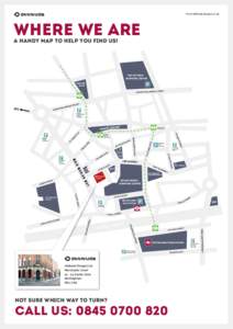 www.attitudedesign.co.uk  Where we are A handy map to help you find us!  THE VICTORIA