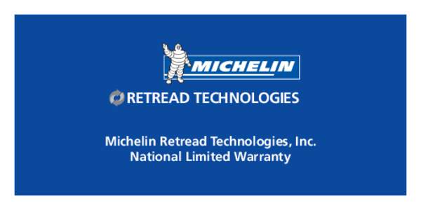 MICHELIN Retread Technologies Warranty
