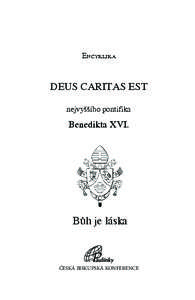 ENCYKLIKA  DEUS CARITAS EST