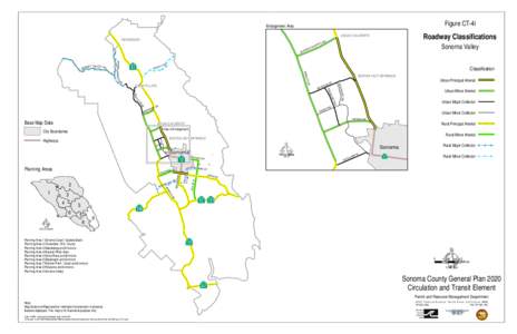 Sonoma County GP[removed]Roadway Classifications [Figure CT-4i]