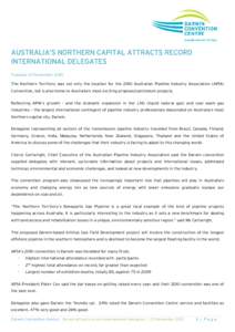 Microsoft Word[removed]Darwin attracts record international delegates V2