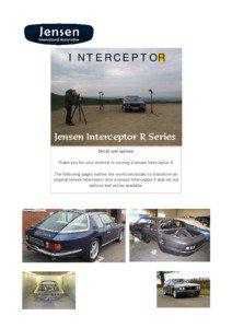 INTERCEPTOR  Jensen Interceptor R Series