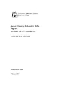 Microsoft Word - Swan Canning estuarine data report 2nd qtr Sep11-Nov11.docx