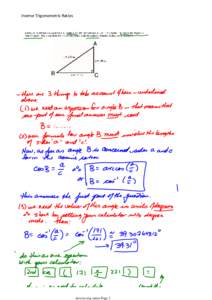 Inverse Trigonometric Ratios  inverse trig ratios Page 1 inverse trig ratios Page 2