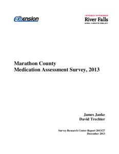 Microsoft Word - Marathon Co Med Assmt Report V4 FINAL.doc