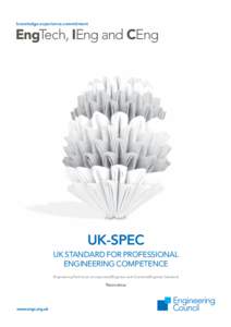 knowledge.experience.commitment  EngTech, IEng and CEng UK-SPEC UK STANDARD FOR PROFESSIONAL