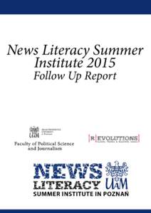 News Literacy Summer Institute 2015 Follow Up Report Mukhran Guliashvili