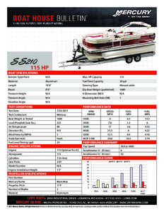 Photo  BOAT SPECIFICATIONS Manufacturer  115 HP