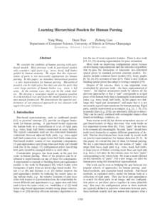 Optics / Histogram of oriented gradients / Gesture recognition / Segmentation / Parsing / Object recognition / Figure drawing / Function / Vision / Computer vision / Imaging