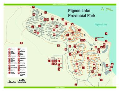 Camping / Geography of Canada / Action / Knowledge / Wetaskiwin County /  Alberta / Pigeon Lake Provincial Park / Pigeon Lake