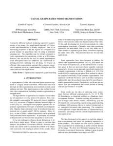 Segmentation / Signal processing / Watershed / Minimum spanning tree / Image segment / Optical flow / Image processing / Imaging / Computer graphics