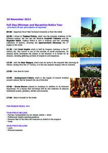 Istanbul City Tour Alternatives �〰㄀0〮pdf