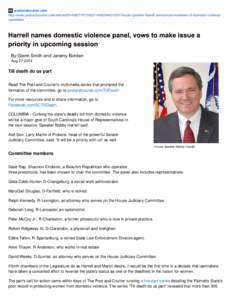 Ethics / Domestic violence / Violence / Violence against men / Robert W. Harrell /  Jr. / Behavior / Violence Against Women Act / Violence against women / Abuse / Family therapy