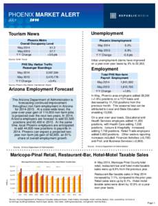 PHOENIX MARKET ALERT 2014 JULY  Unemployment