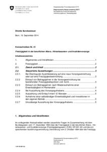 Eidgenössisches Finanzdepartement EFD Eidgenössische Steuerverwaltung ESTV Hauptabteilung Direkte Bundessteuer, Verrechnungssteuer, Stempelabgaben  