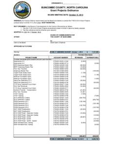 FUND 27 ORDINANCE FY14.xls