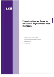 Microsoft Word - VW04246_Assessment of Expenditure Forecasts_CHW_FINAL Report_March 2008.doc