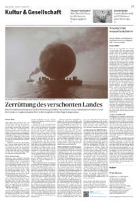 25  Tages-Anzeiger – Freitag, 29. August 2014  Kultur & Gesellschaft