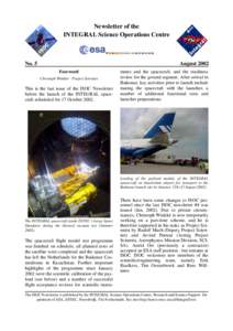 Newsletter of the INTEGRAL Science Operations Centre No. 5  August 2002