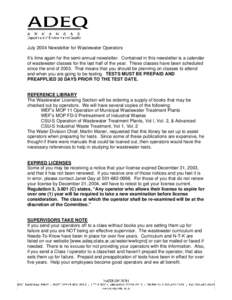 Water pollution / Chemical engineering / Water / National Rural Water Association / Water supply and sanitation in the United States / Wastewater / Water SA / Sludge / Aerated lagoon / Sewerage / Environmental engineering / Environment